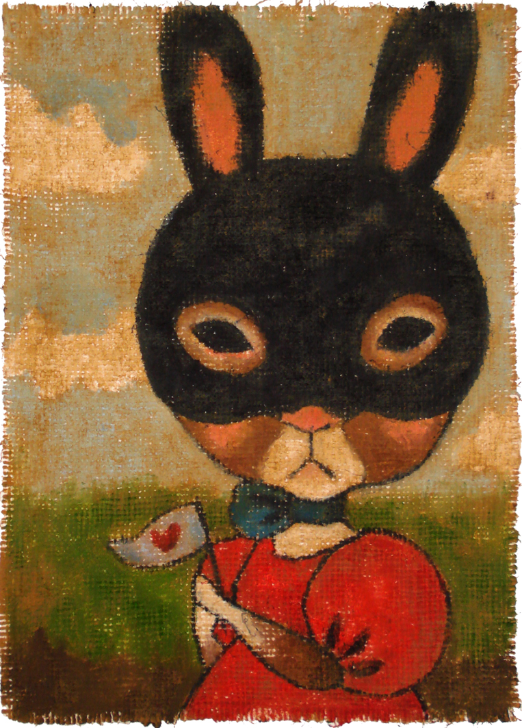 rabbit mask etsy